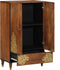 vidaXL - Hoogkast - 60x33x100 - cm - Massief - Houten - Mango
