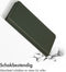 Accezz Samsung Galaxy S21 FE - Premium Leather Slim Bookcase - Met Pasjeshouder - Groen