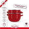 Mosselpan - MENASTYL - 3645562 - Geëmailleerd staal - Zwart - 18 cm - Inhoud 2,7 liter - Geschikt...