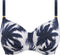 Fantasie Carmelita Avenue UW Gathered Full Cup Bikini Top - Dames Bikinitopje - Volledige bedekking - Marine/Wit