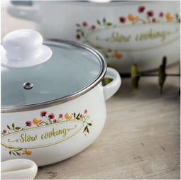 Quid Memory - Kookpot - Geëmailleerd Staal - Multicolour