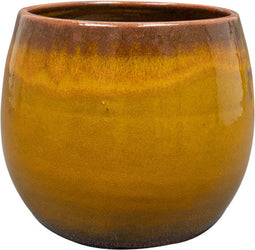 Ter Steege Bloempot Oker Geel D 15 cm H 13 cm