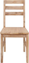 vidaXL - Eetkamerstoelen - 4 - st - massief - acaciahout