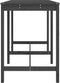 vidaXL Tuintafel 159,5x82,5x110 cm massief grenenhout grijs