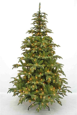 Triumph Tree Kunstkerstboom Aurora - 408LED - Warmwit - H215xØ135 - Groen