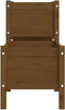 vidaXL - Plantenbak - 245,5x44x75 - cm - massief - grenenhout