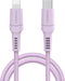 imoshion Kabel - Geschikt voor Lightning naar USB C - 2 meter - Oplader Kabel geschikt voor Apple iPhone 11/12/13/14 - Lila