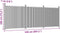 vidaXL - Schuttingpaneel - 526x186 - cm - HKC - grijs