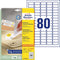 Avery L4732REV-25 - Etiketten 35.6 x 16.9 mm - Verwijderbaar - Wit (2400 stuks)