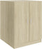 vidaXL - Wasmachinekast - 71x71,5x91,5 - cm - sonoma - eikenkleurig