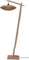 GOOD&MOJO Vloerlamp Tanami - Bamboe/Rotan - 63x40x150cm - Modern - Staande lampen voor Woonkamer - Slaapkamer