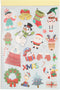 XMAS Stickerboek A4, 8 Vellen