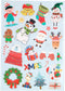 XMAS Stickerboek A4, 8 Vellen