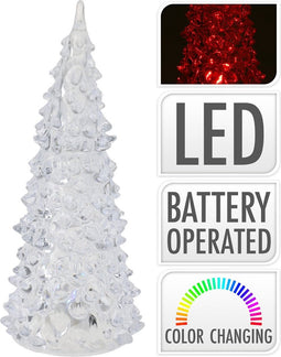 Xmas Tree Acrylic With Colour