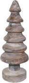 Xmas tree cone carved m, gold