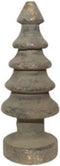 Xmas tree cone carved s, olive green