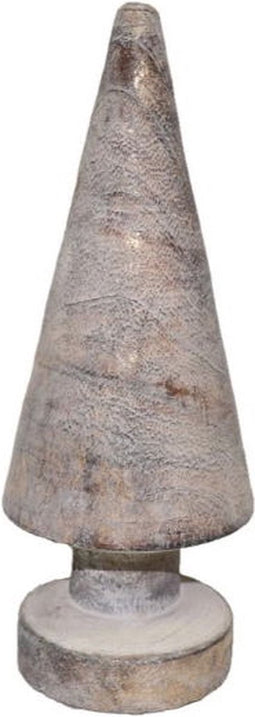 Xmas tree cone plain m, gold