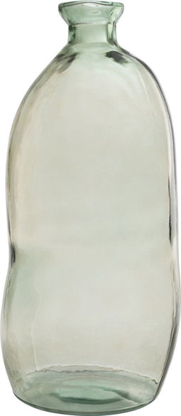 J-Line vaas Olivia - glas - watergroen - 73 cm hoog