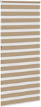 vidaXL - Zebra - Blind - 115x230 - cm - stofbreedte - 110,9 - cm - polyester - zandbruin