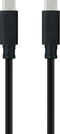 Cable USB C NANOCABLE 10.01.4101-L150 1,5 m Black