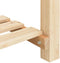vidaXL - Tuinplanter - met - Rasters - 203x53x76 - cm - Massief - Grenenhout