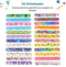 Partizzle Klaparmbanden - 48x Slap on Bracelet - 24 Designs - Kunstleer (48 stuks)