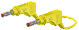 Stäubli XZG425/SIL Veiligheidsmeetsnoer Banaanstekker 4 mm Banaanstekker 4 mm 2.00 m Geel 1 stuk(s)