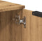 vidaXL - Dressoir - 60x30x70 - cm - bewerkt - hout - artisan - eikenkleurig