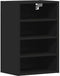 vidaXL - Hangkast - Riga - 40x29,5x60 - cm - bewerkt - hout - zwart