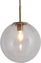 Light & Living Hanglamp Magdala - Smoke Glas - Ø30cm - Modern - Hanglampen Eetkamer, Slaapkamer, Woonkamer