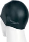 Speedo Plain Moulded Silicone Cap - Badmuts - Ergonomisch 3D design - Zwart