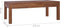 vidaXL - Salontafel - 110x60x40 - cm - massief - teakhout