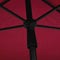 vidaXL - Parasol - met - paal - 210x140 - cm - bordeauxrood