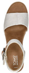 Toms 10017908 Diana - Damesschoenen sandalen - Leren bovenmateriaal - Beige