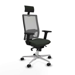 Bureaustoel met hoofdsteun Piqueras y Crespo 2D086N1 Zwart