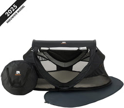 Deryan Peuter Luxe - Campingbedje - Inclusief zelfopblaasbare matras - Zwart