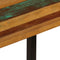 vidaXL - Eettafel - 115x55x76 - cm - massief - gerecycled - hout - en - staal