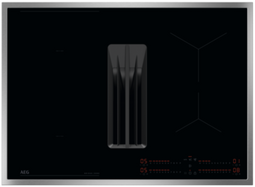 AEG XUB6745XB - Inductie kookplaat met geïntegreerde afzuiging - 70cm - Zwart (A+)
