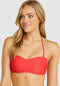 Baku Rococco - Bandeau bikinitop - Voorgevormde cups - Rood
