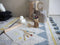 Lorena Canals - Vloerkleed Azteca - 120 x160 cm - Vintage Blue
