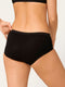 sloggi Basic+ - Dames Midi slip - Extra zachte naden - Zwart (4-pack)