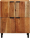 vidaXL - Dressoir - 60x33x75 - cm - Van - Massief - Acaciahout
