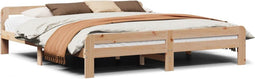 vidaXL - Bedframe - zonder - matras - massief - grenenhout - 180x200 - cm