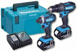 Makita DLX2131TJ - Combiset DHP482 & DTD152 - 2x 5.0Ah accu - in Mbox (1 set)