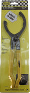 Benson Verstelbare oliefiltertang - rubberen handvat - zelfklemmend - 63-116 mm - geel
