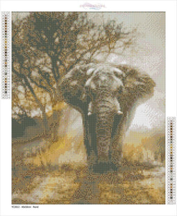 Dieren - Diamond Painting - Olifant - 40X50CM