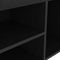 vidaXL Schoenenbank - 80x30x47 cm - Hoogglans zwart - Hout met kussen