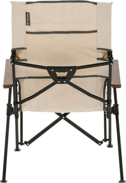 Travellife Viggo Campingstoel Butterfly Beige - Wasbare canvas bekleding - Compact opvouwbaar - Inclusief draagtas