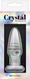 NS Novelties - Crystal Tapered Plug Small - Anal Toys Buttplugs Transparant