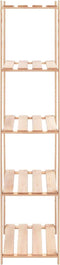 vidaXL - Opbergrekken - 5-laags - 3 - st - 80x38x170 - cm - grenenhout - 250 - kg